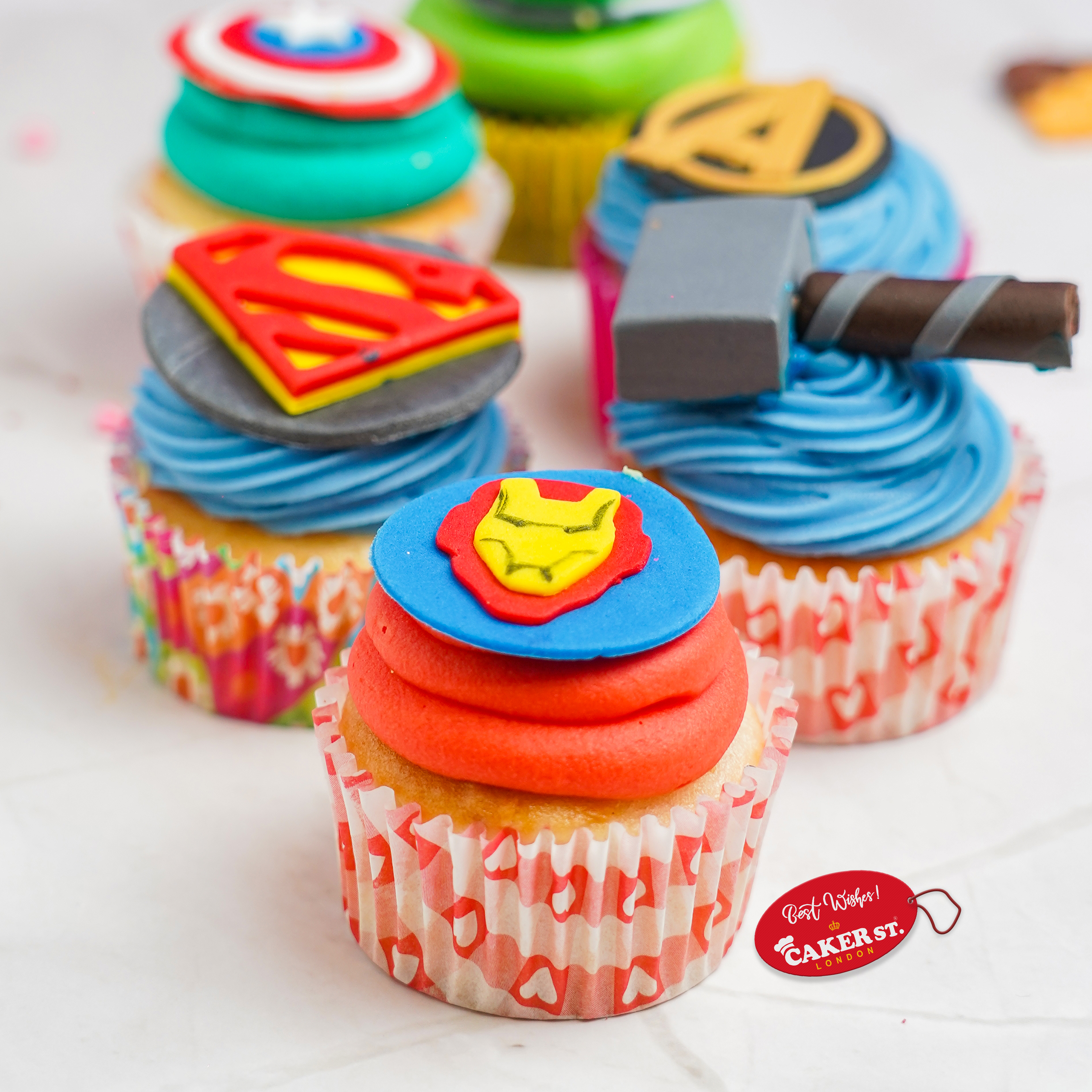 Avengers Assemble Treats Cupcakes