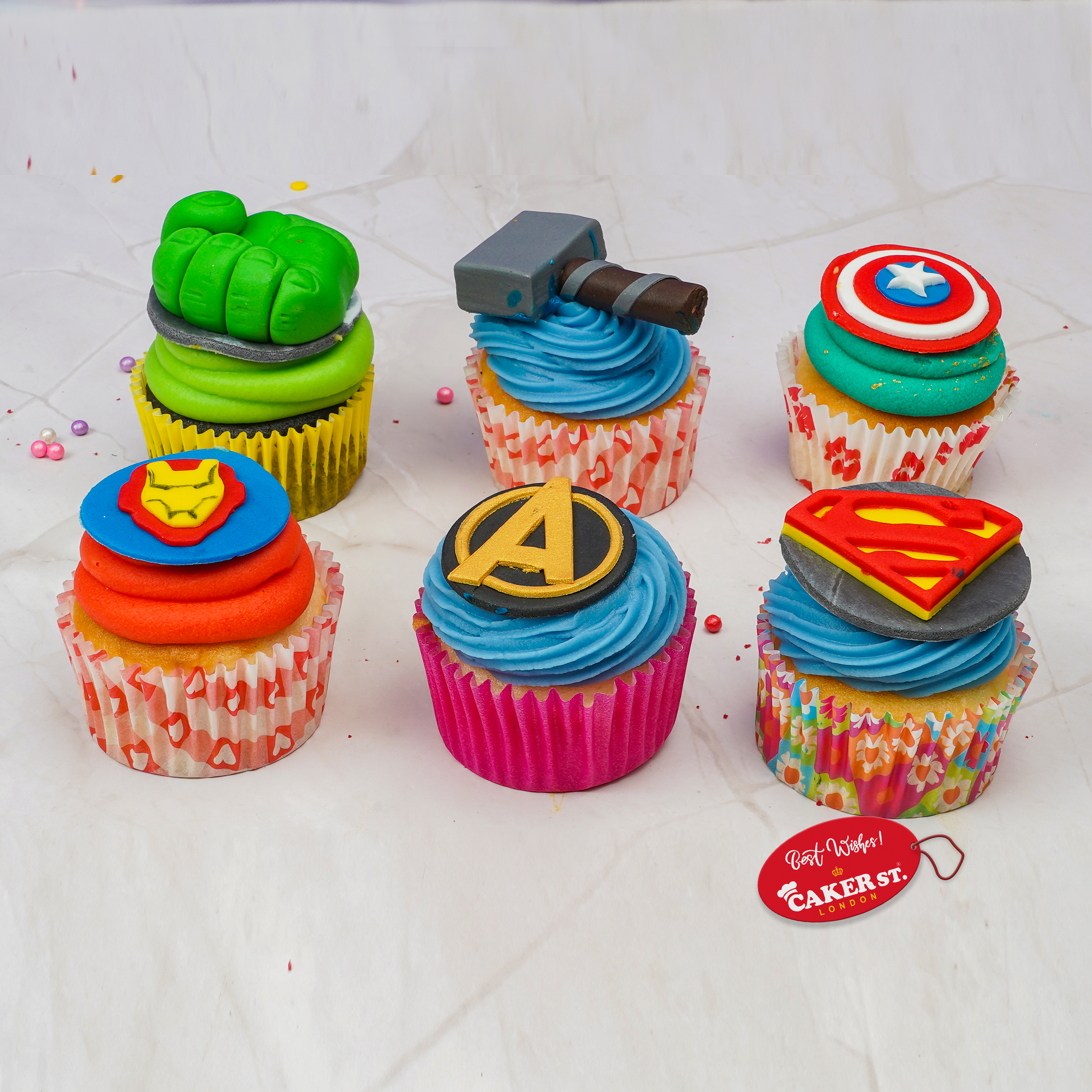 Avengers Assemble Treats Cupcakes