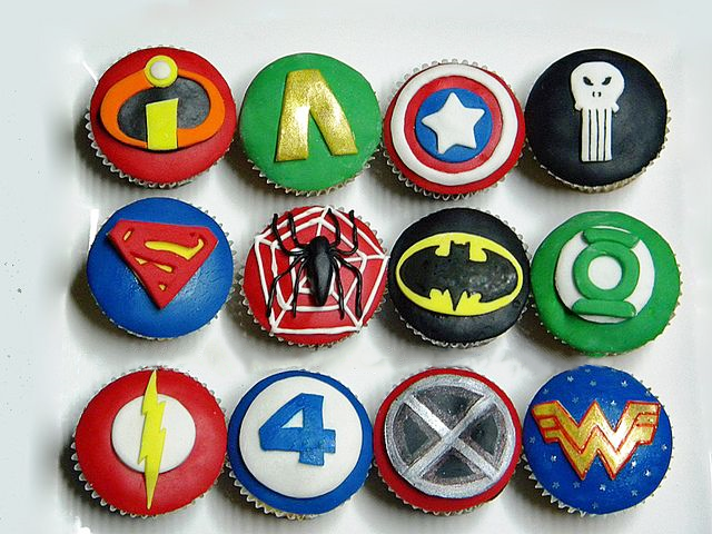 Avengers Theme Cupcakes