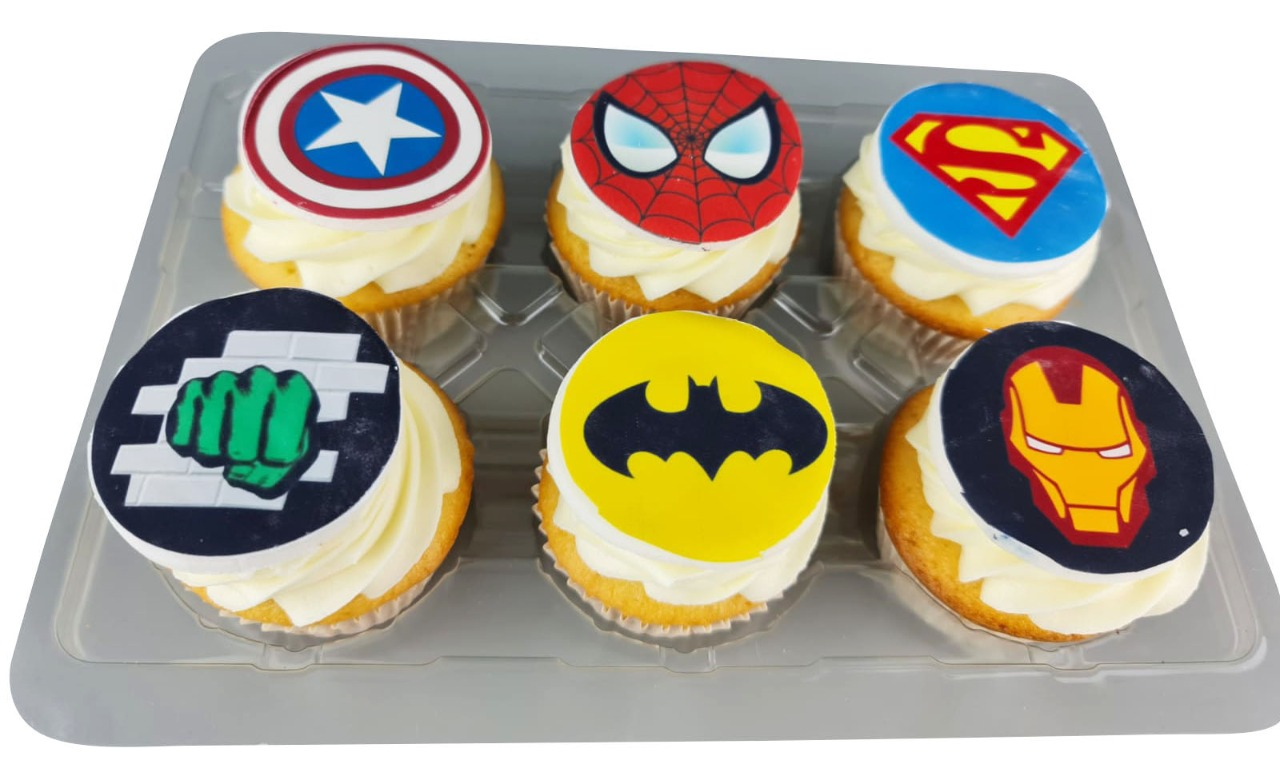 Avengers Theme Cupcakes