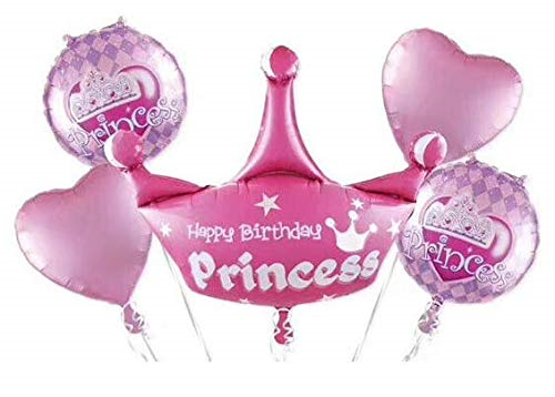 Baby Princess for kids birthday party decoration - 5Pcs 