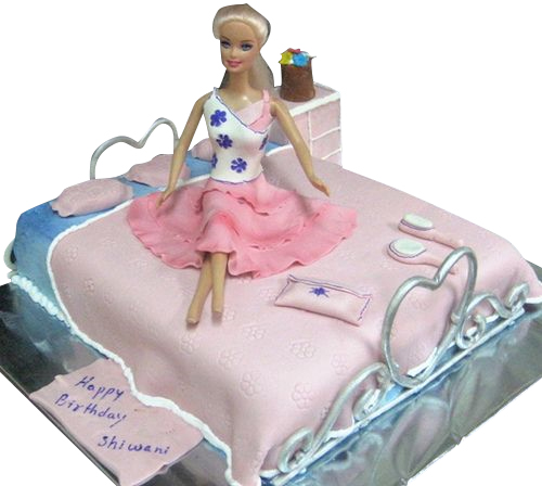 Barbie in Bed Cake