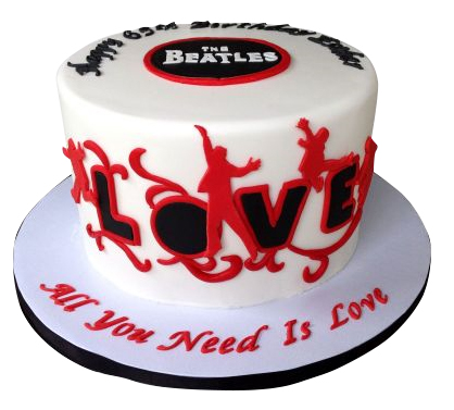 BEATLES cake