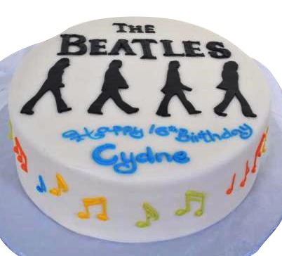 BEATLES cake