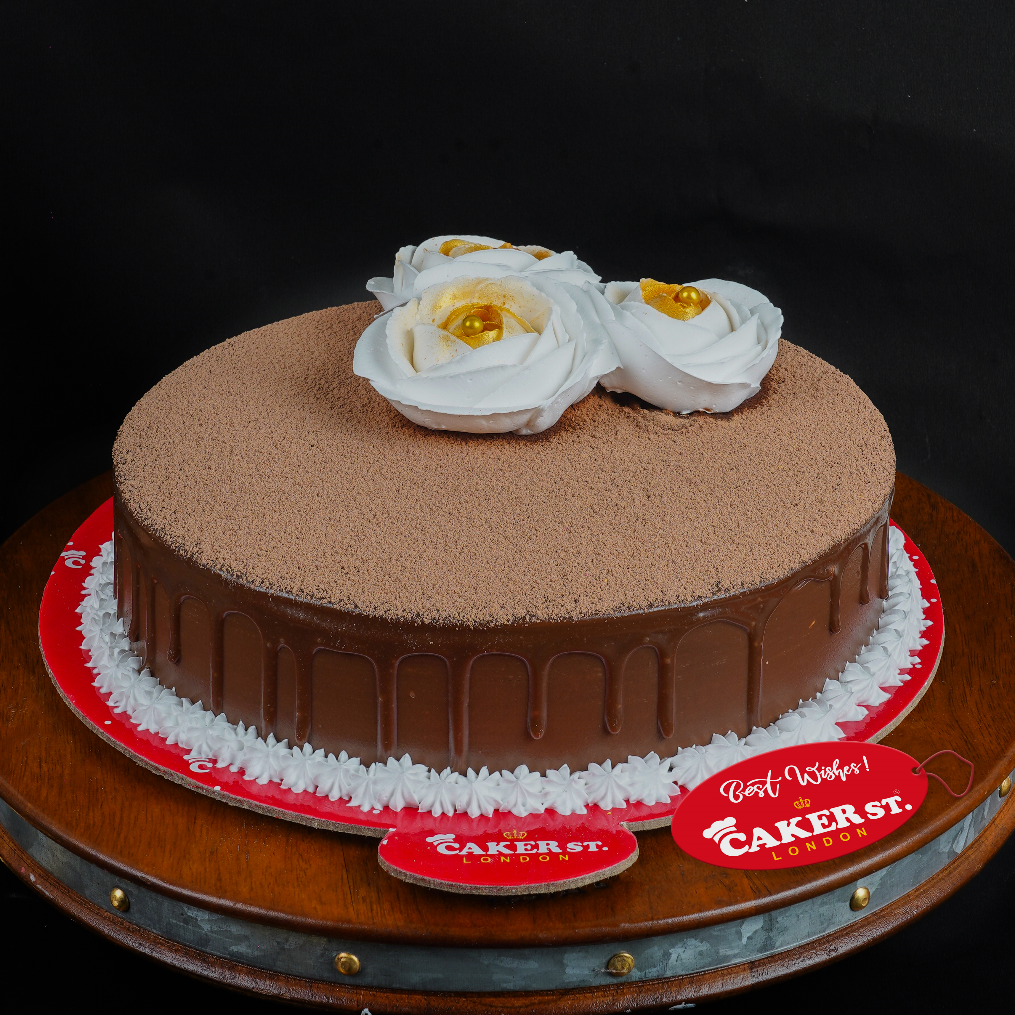 Belgian Rose-Kissed Cake