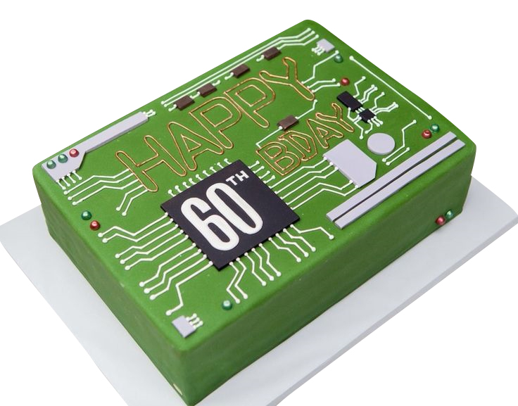 Birthday Computer Cake