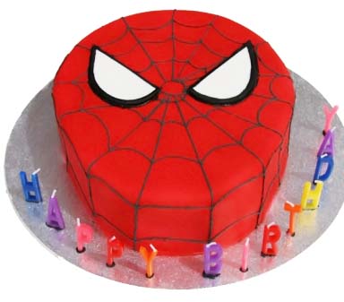 Spiderman Birthday Cake