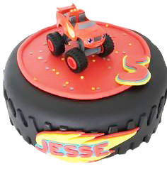 Blaze Car Cake