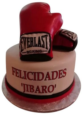 Boxing Gloves Cake