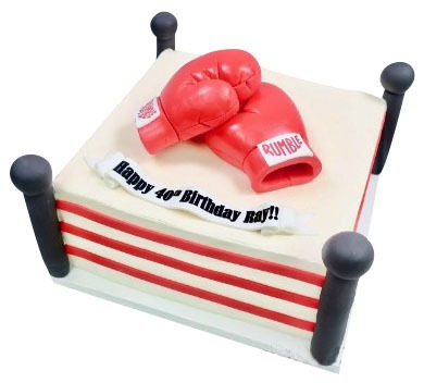 Boxing Ring cake