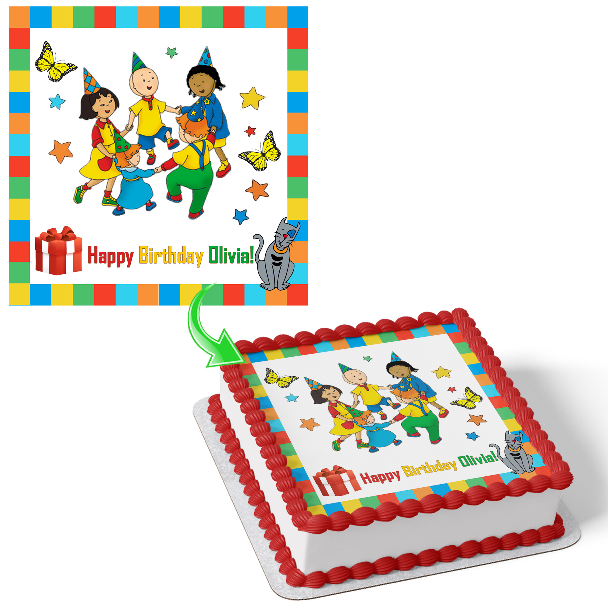 Caillou cake