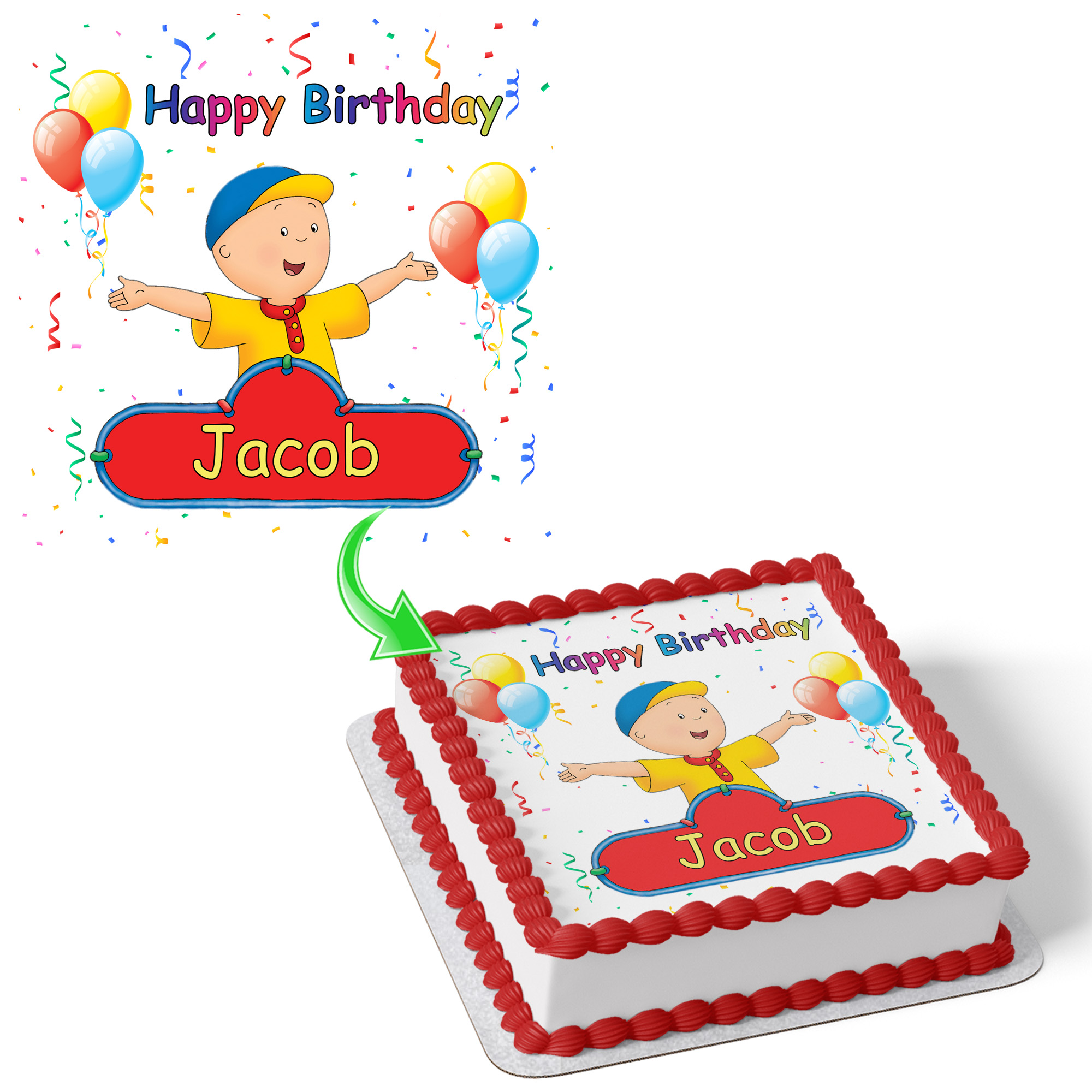 Caillou cake