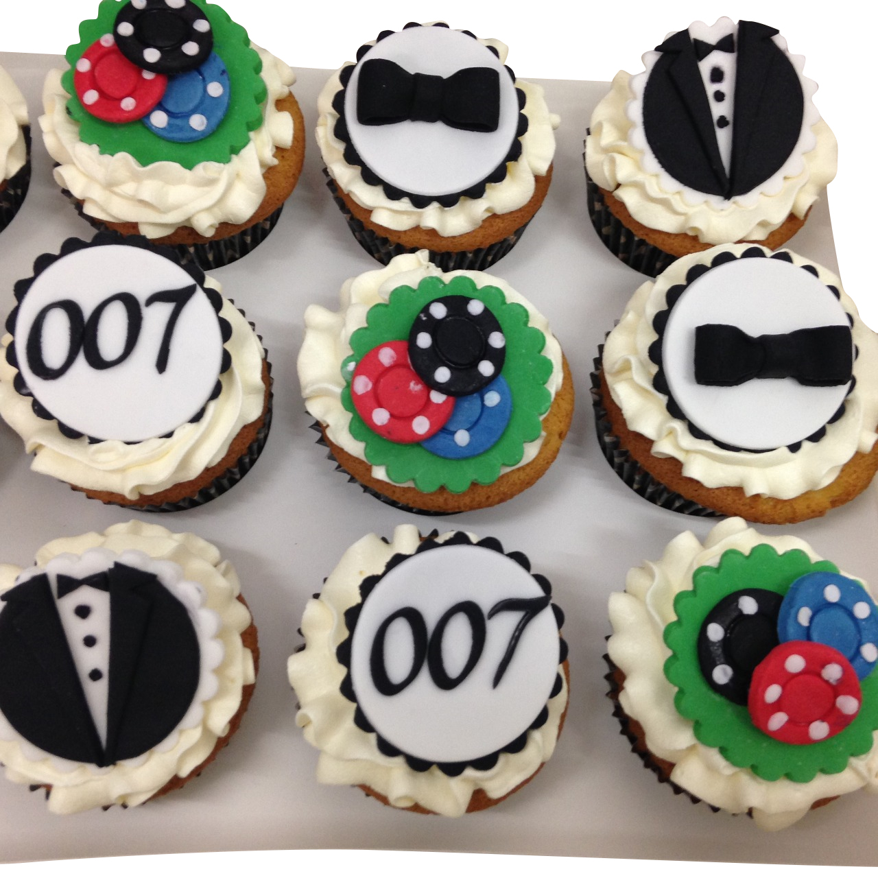 Casino Royale Cupcakes 