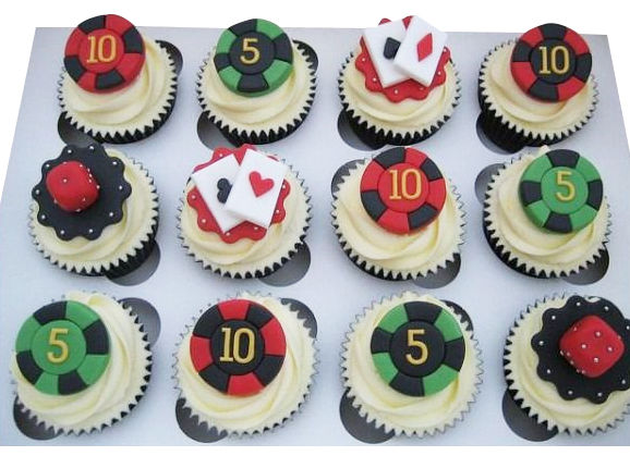 Casino Theme Cupcakes