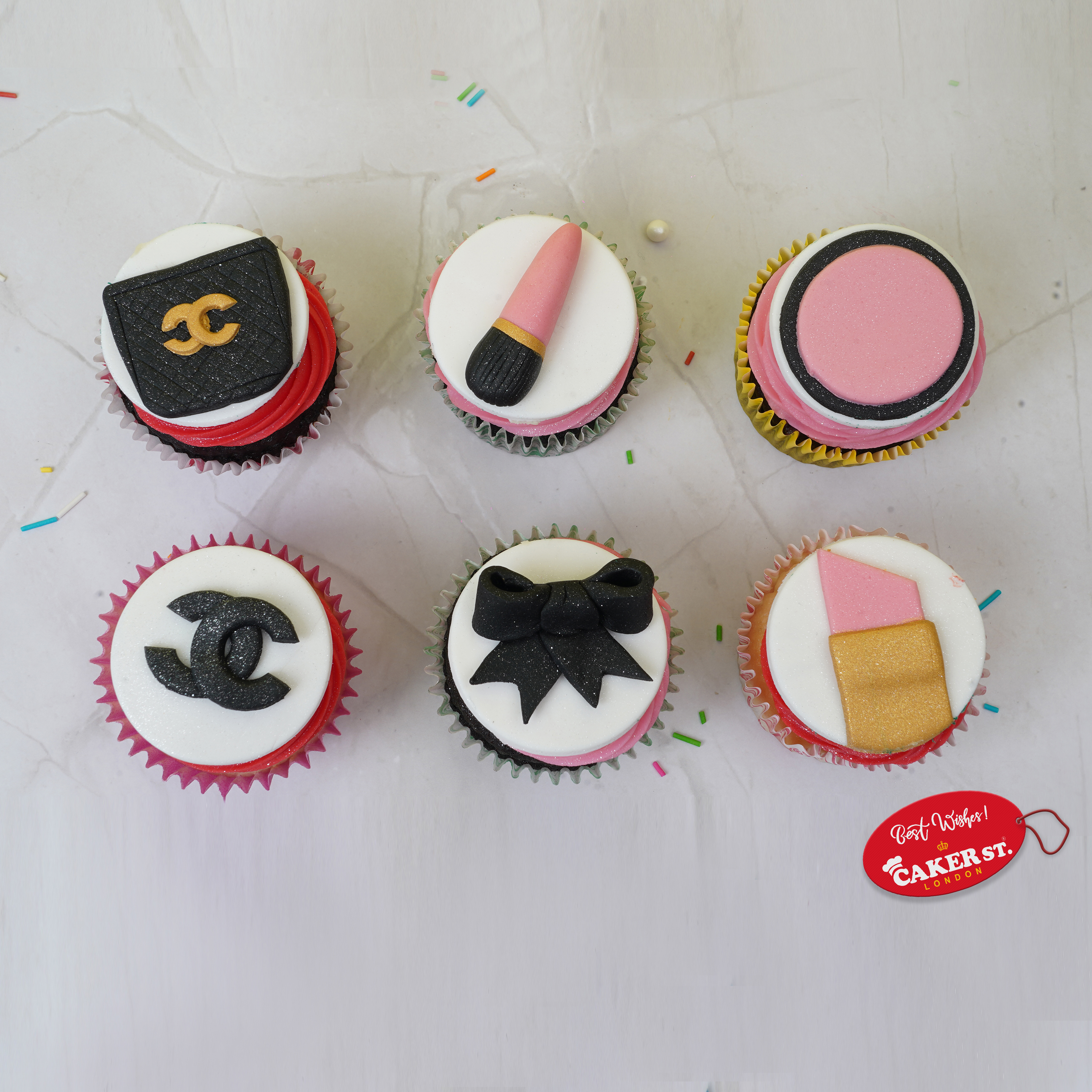 Chanel Fashion Girls Cupcakes