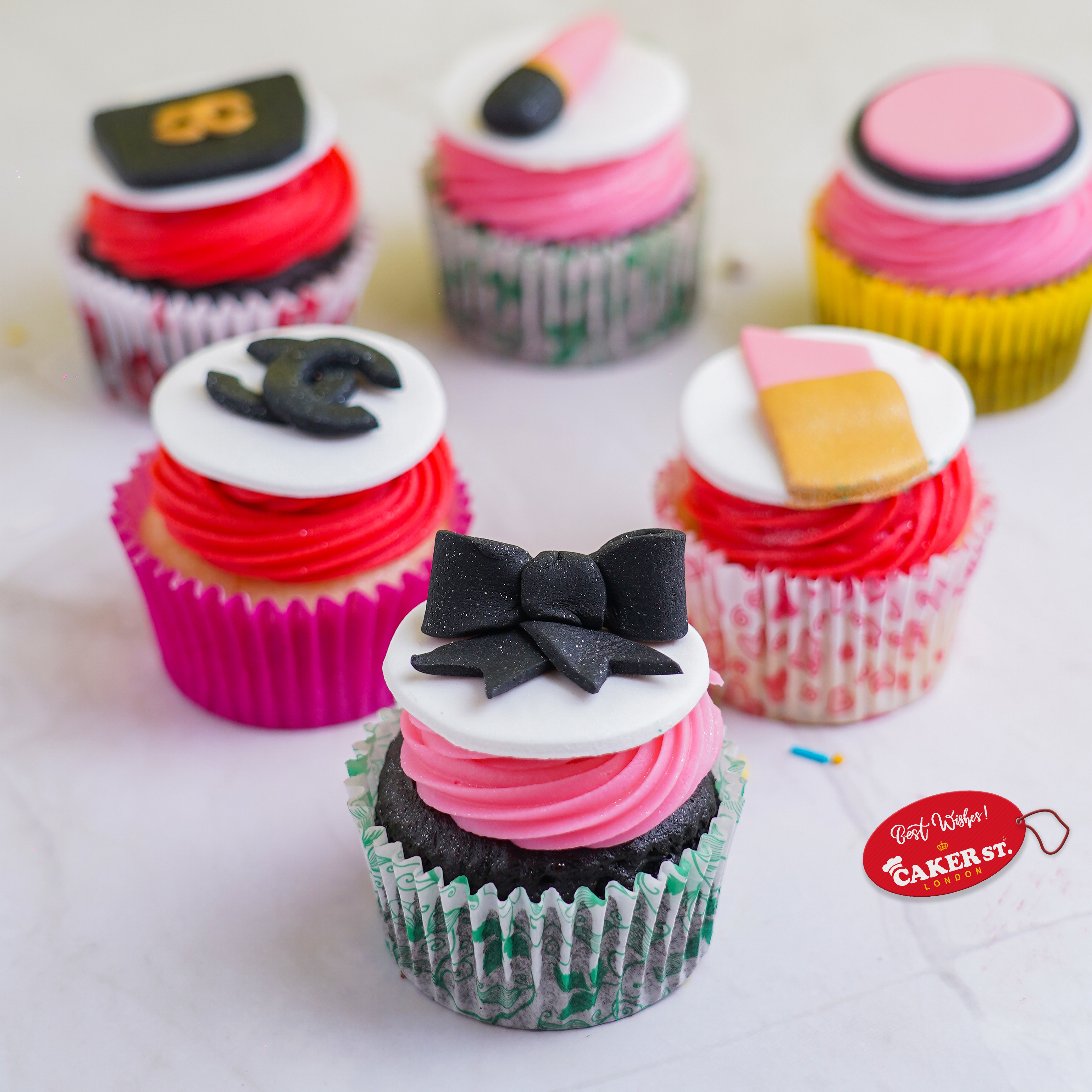 Chanel Fashion Girls Cupcakes