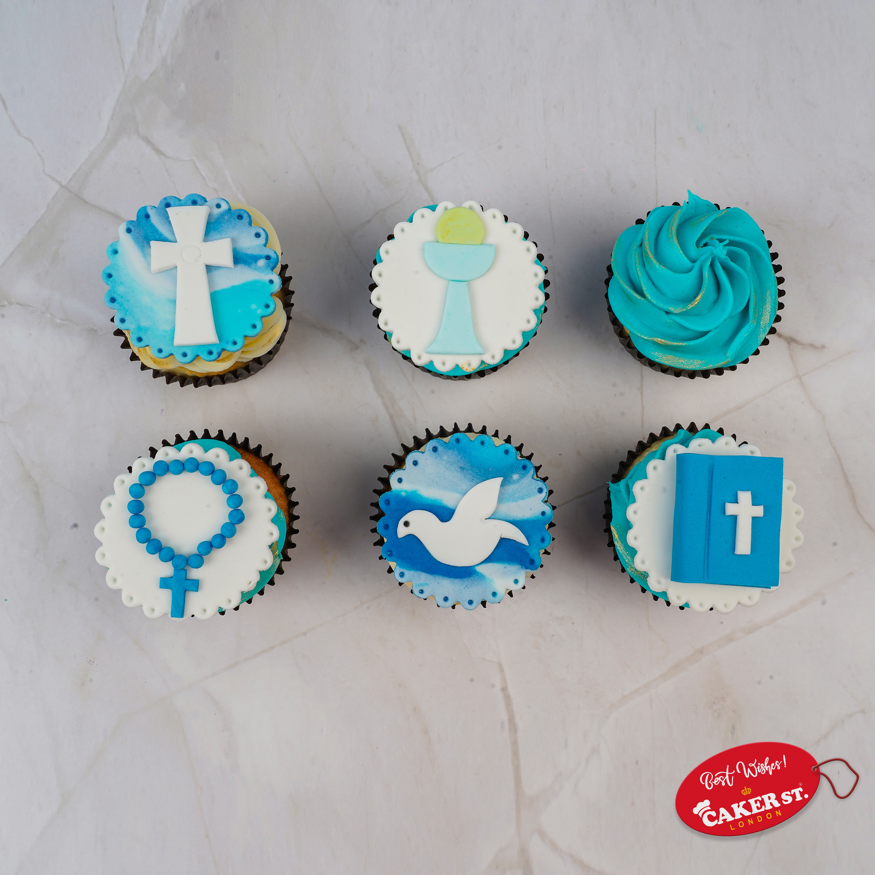 Christening-Divine Baptism Sweets Cupcakes