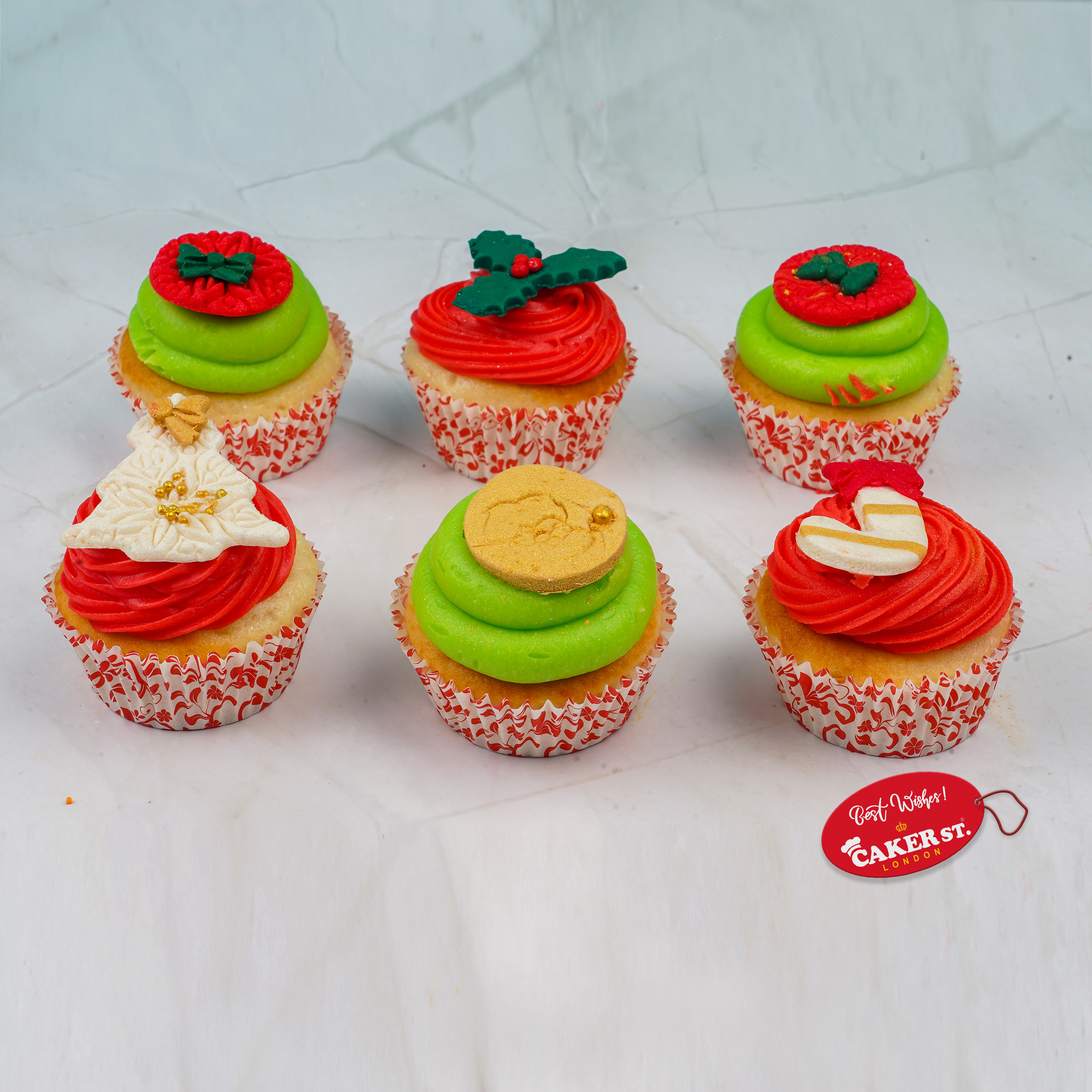 Christmas Cheer Cupcakes