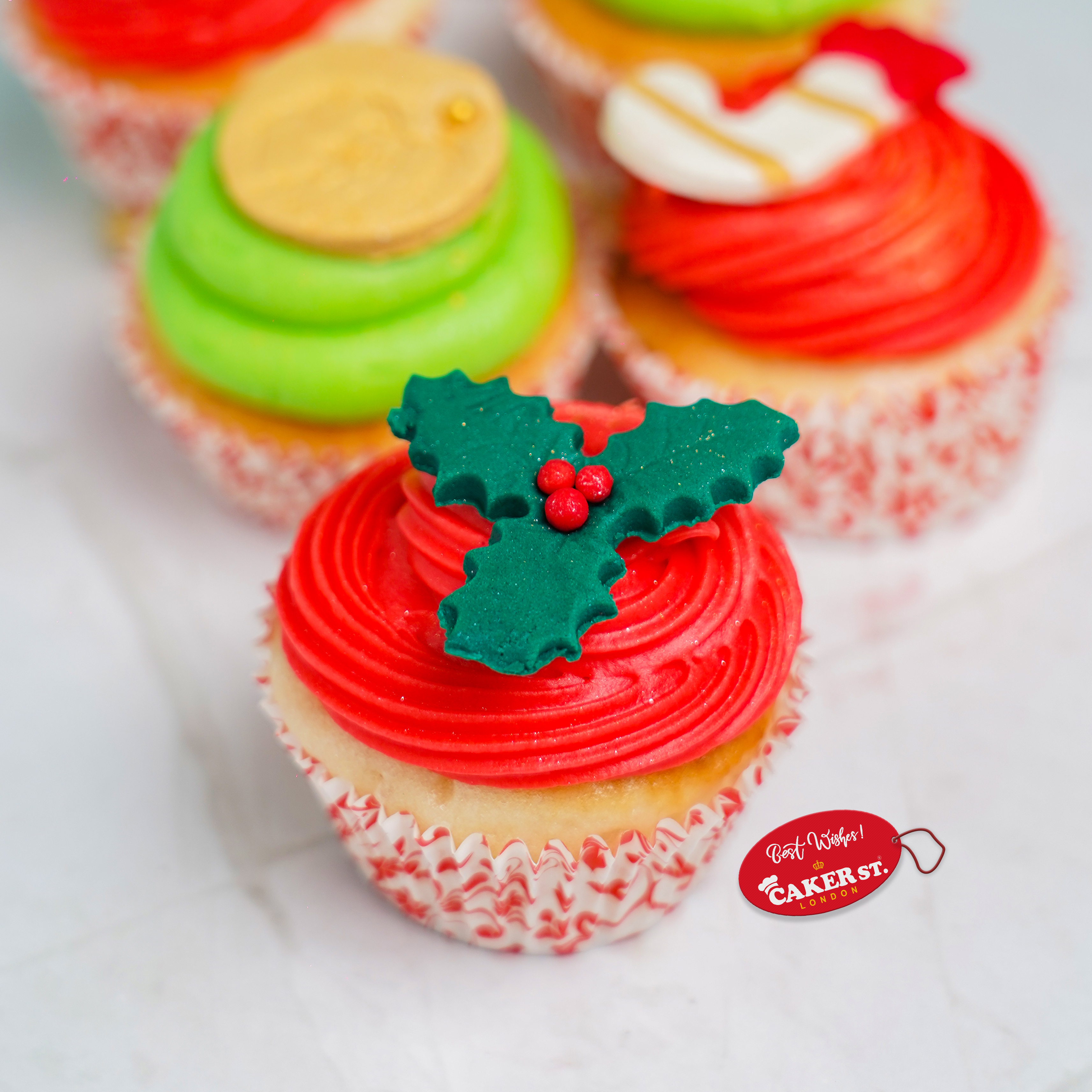 Christmas Cheer Cupcakes