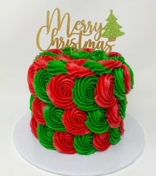 Christmas Butter Cream Cakes