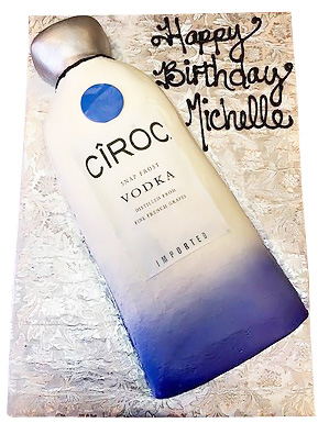 Ciroc and money cake