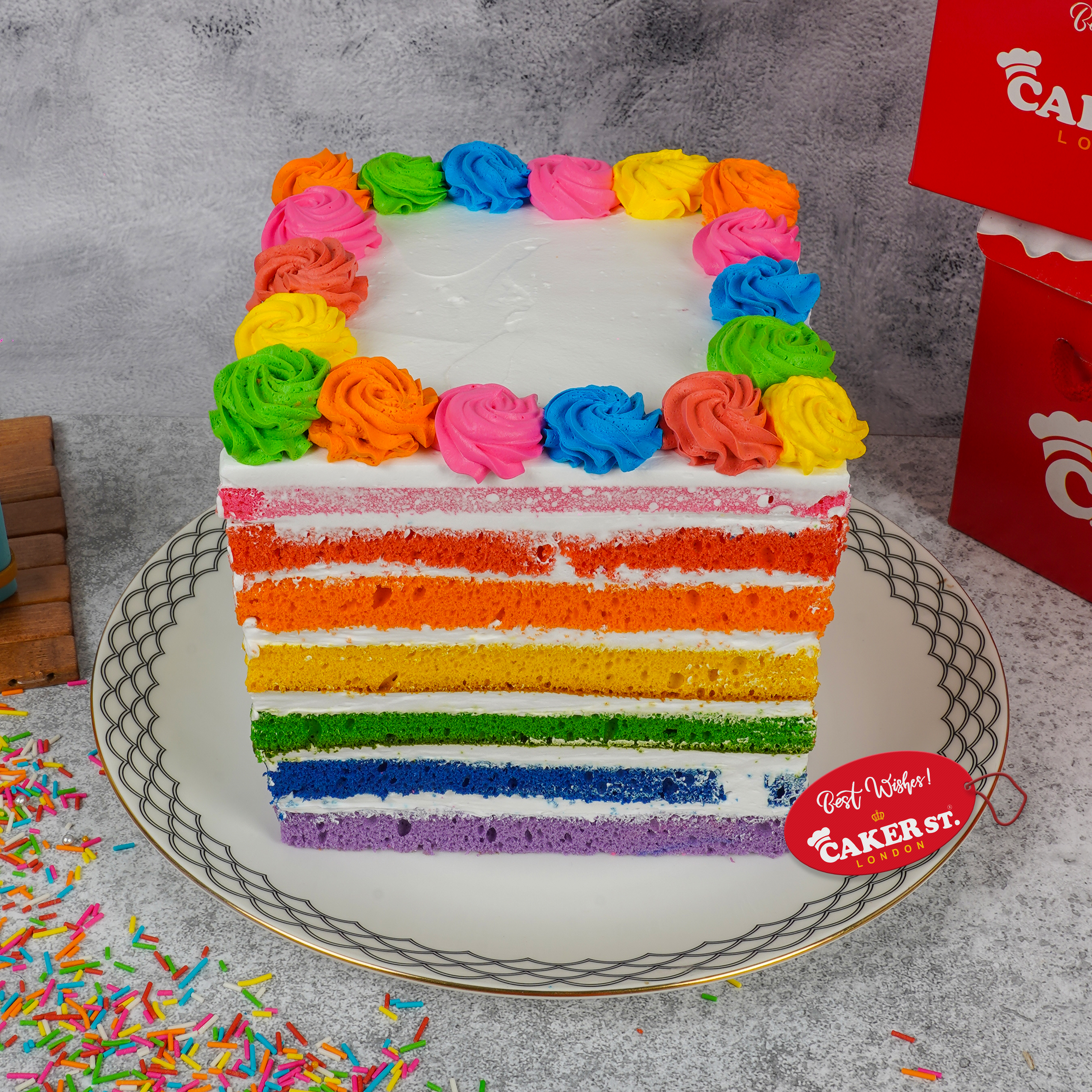 Color Burst Cake