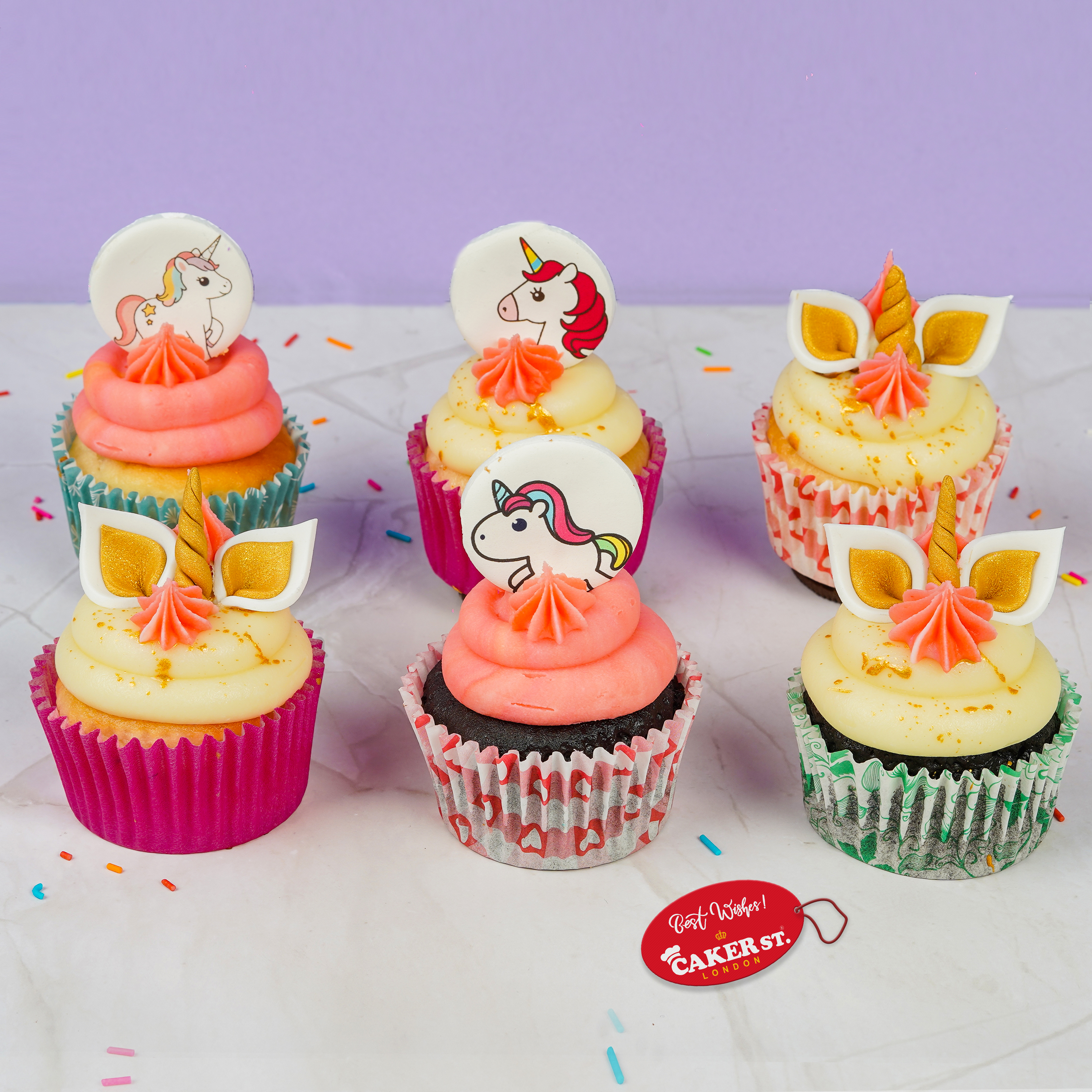 Colorful Unicorn Bliss Cupcakes