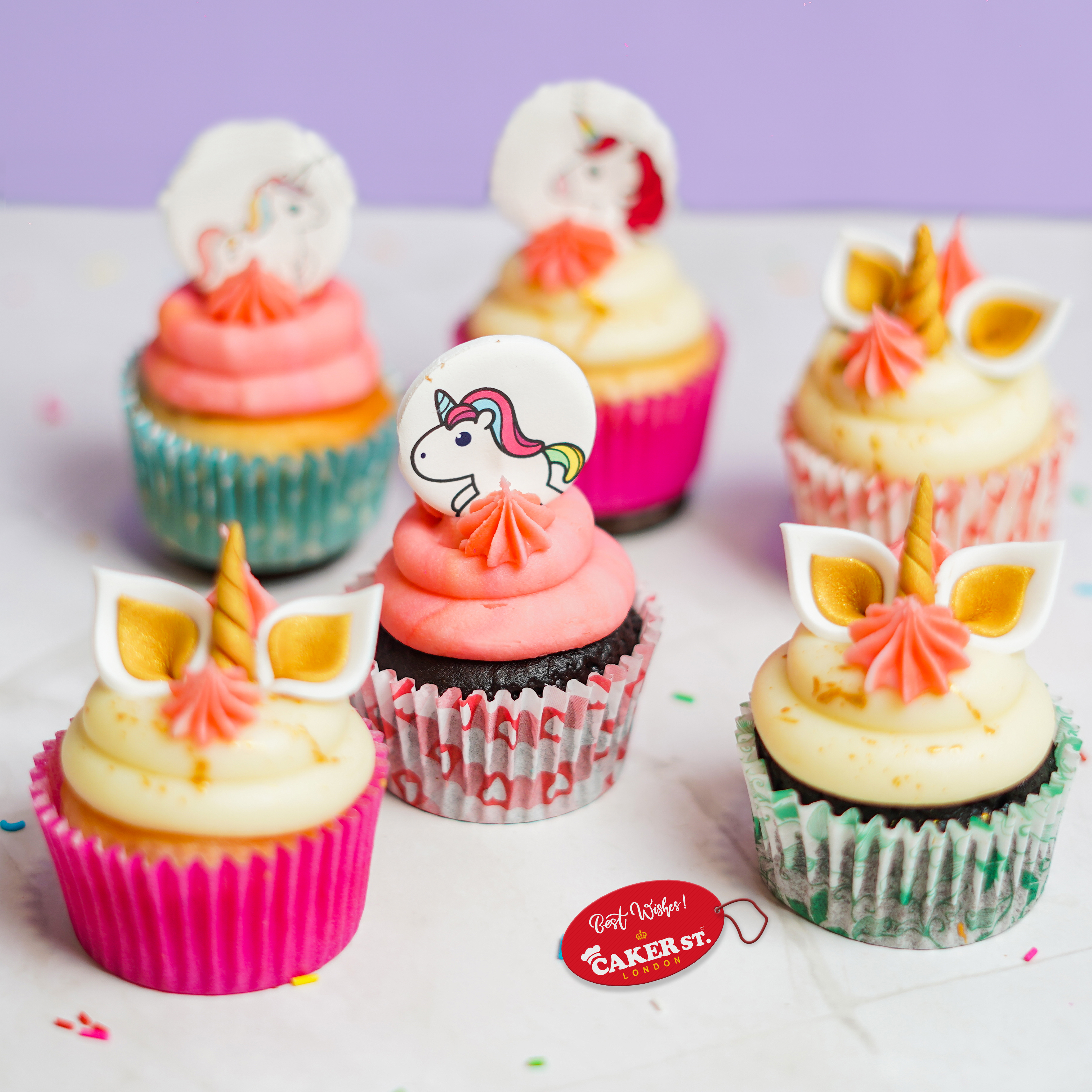 Colorful Unicorn Bliss Cupcakes