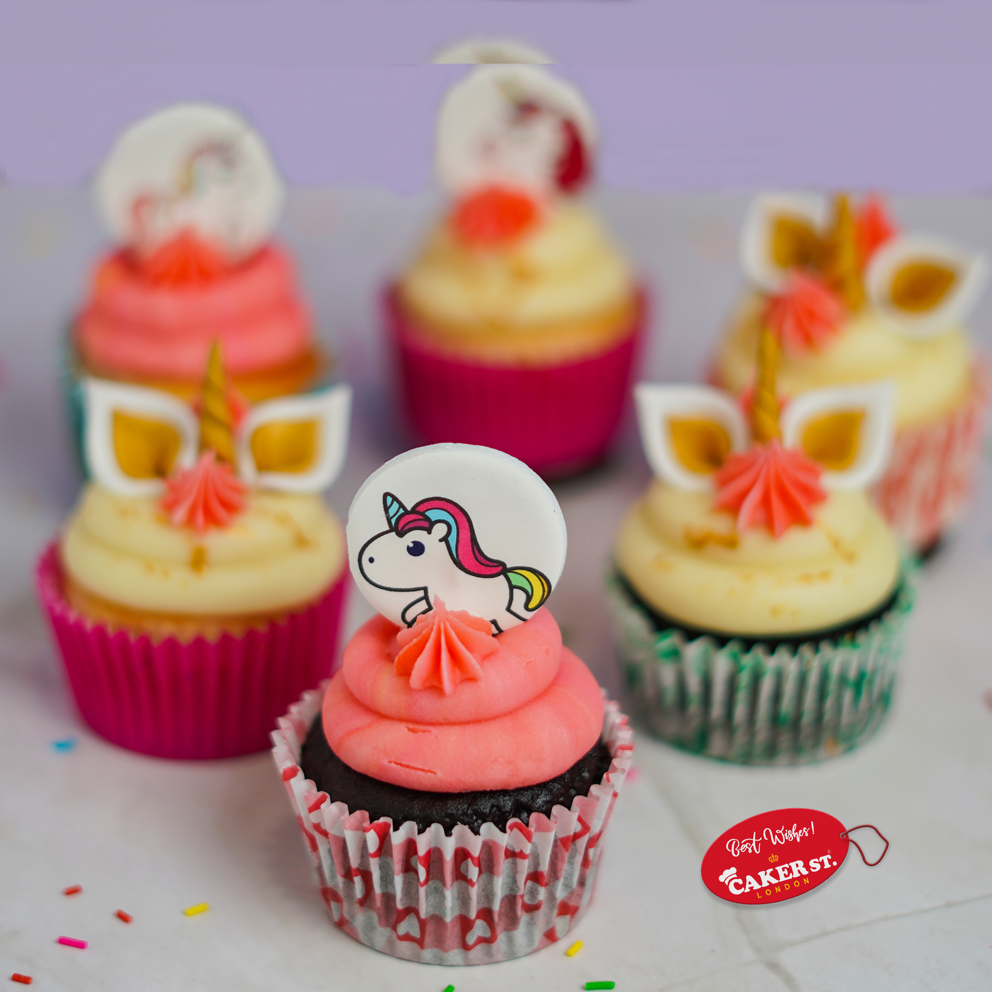 Colorful Unicorn Bliss Cupcakes