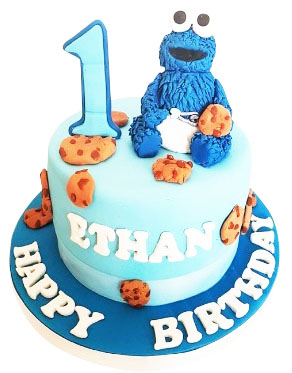 Cookie Monster Cake