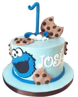 Cookie Monster Cake