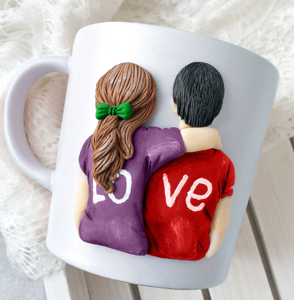 Couple valentine day mug