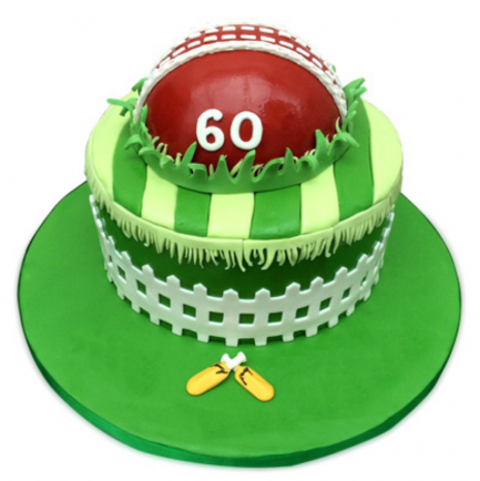 Cricket Ball Cake