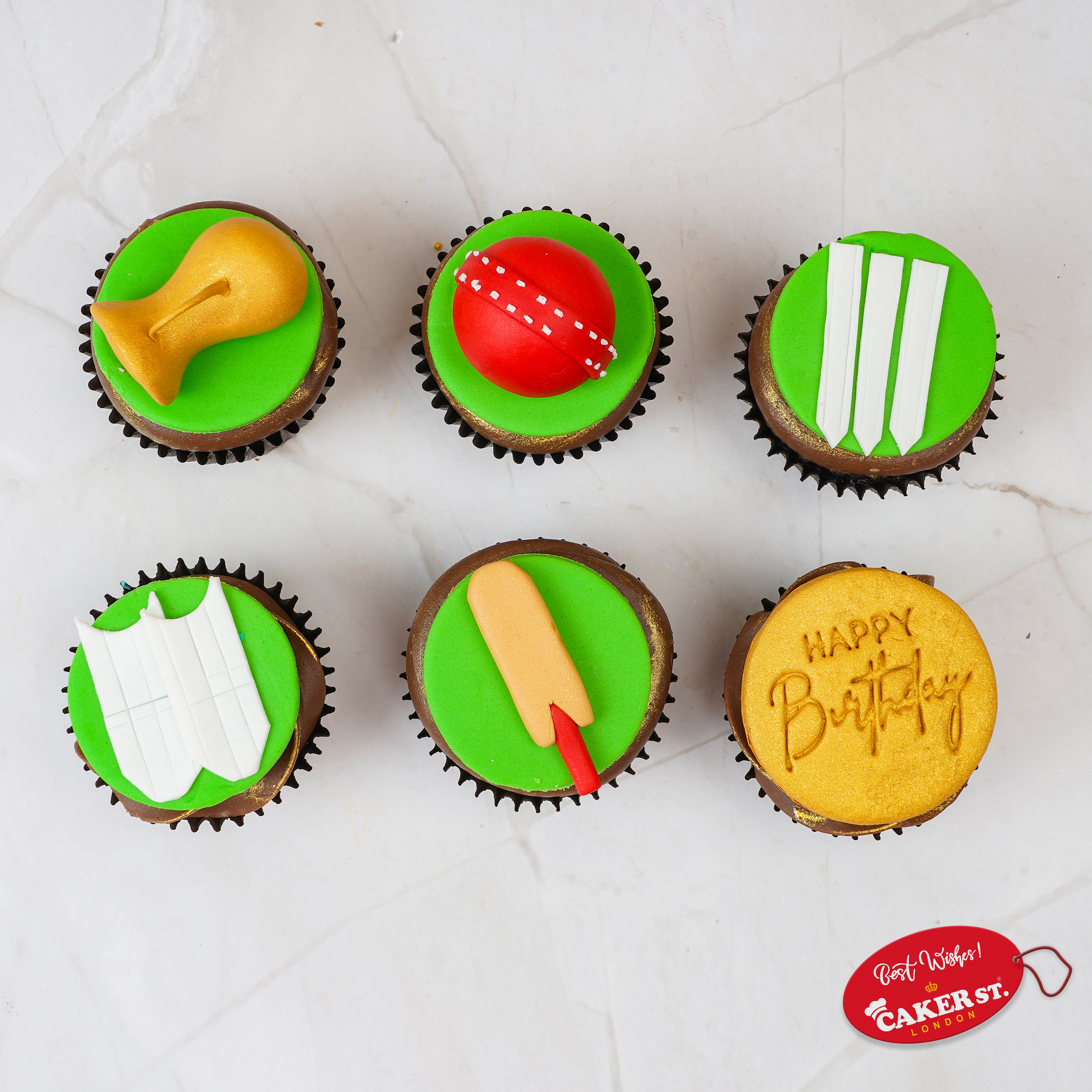 Cricket Craze Treats Cupcakes