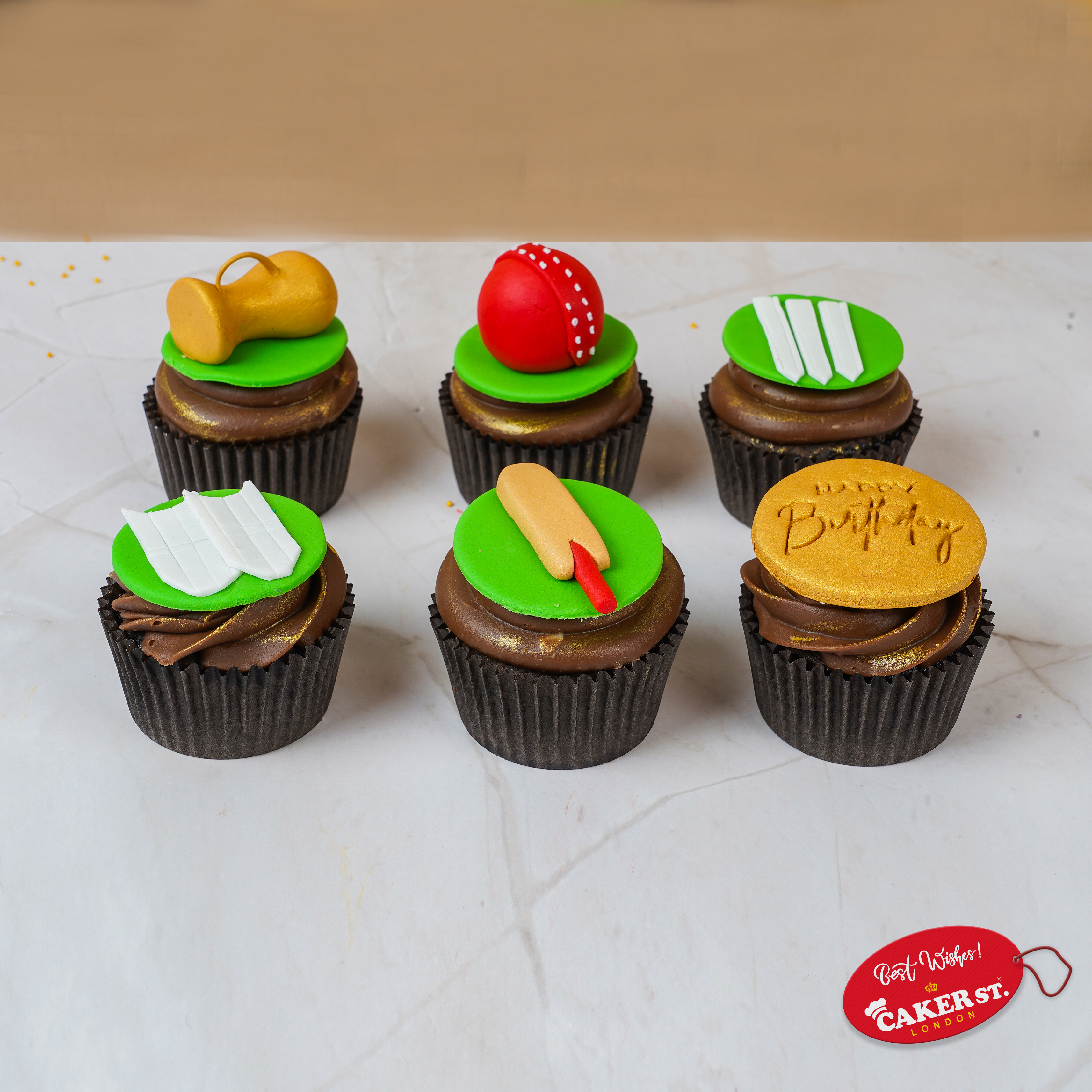 Cricket Craze Treats Cupcakes