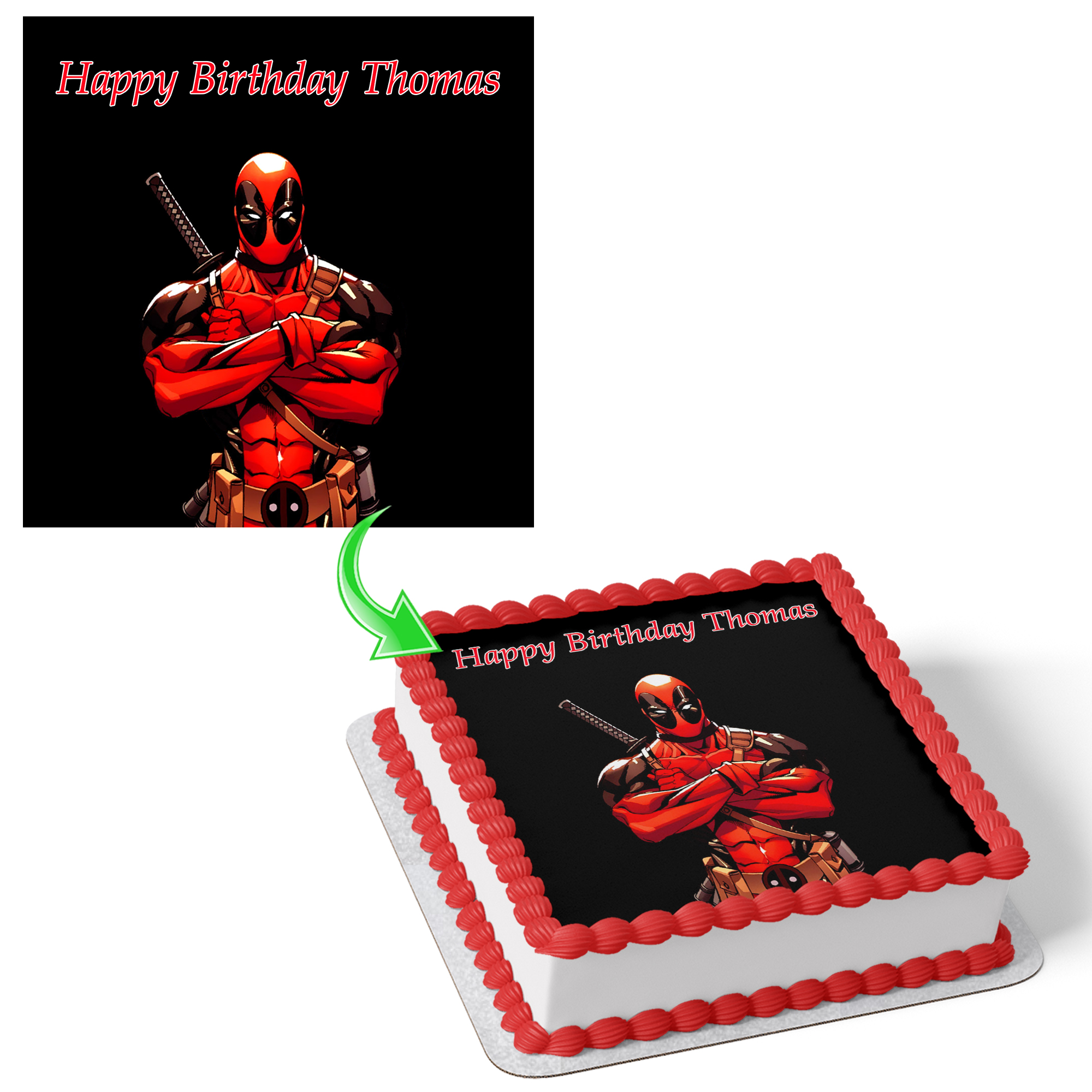 Deadpool Cake