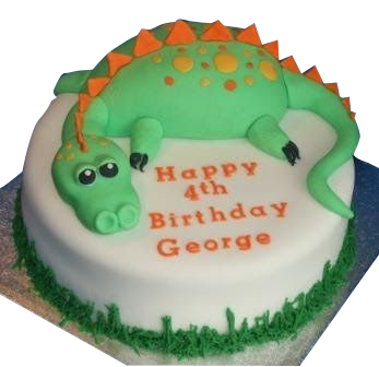 Dinosaur Birthday Cake