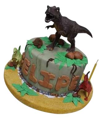 Dinosaur cake