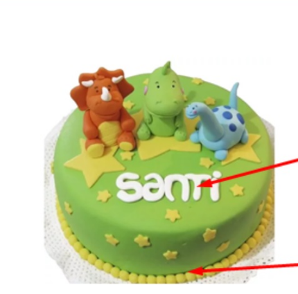 Dinosaur Kids Cake