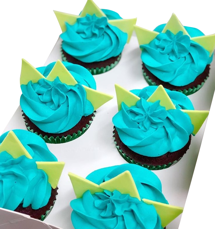 Dinosaur Theme Cupcakes - Pack of 6