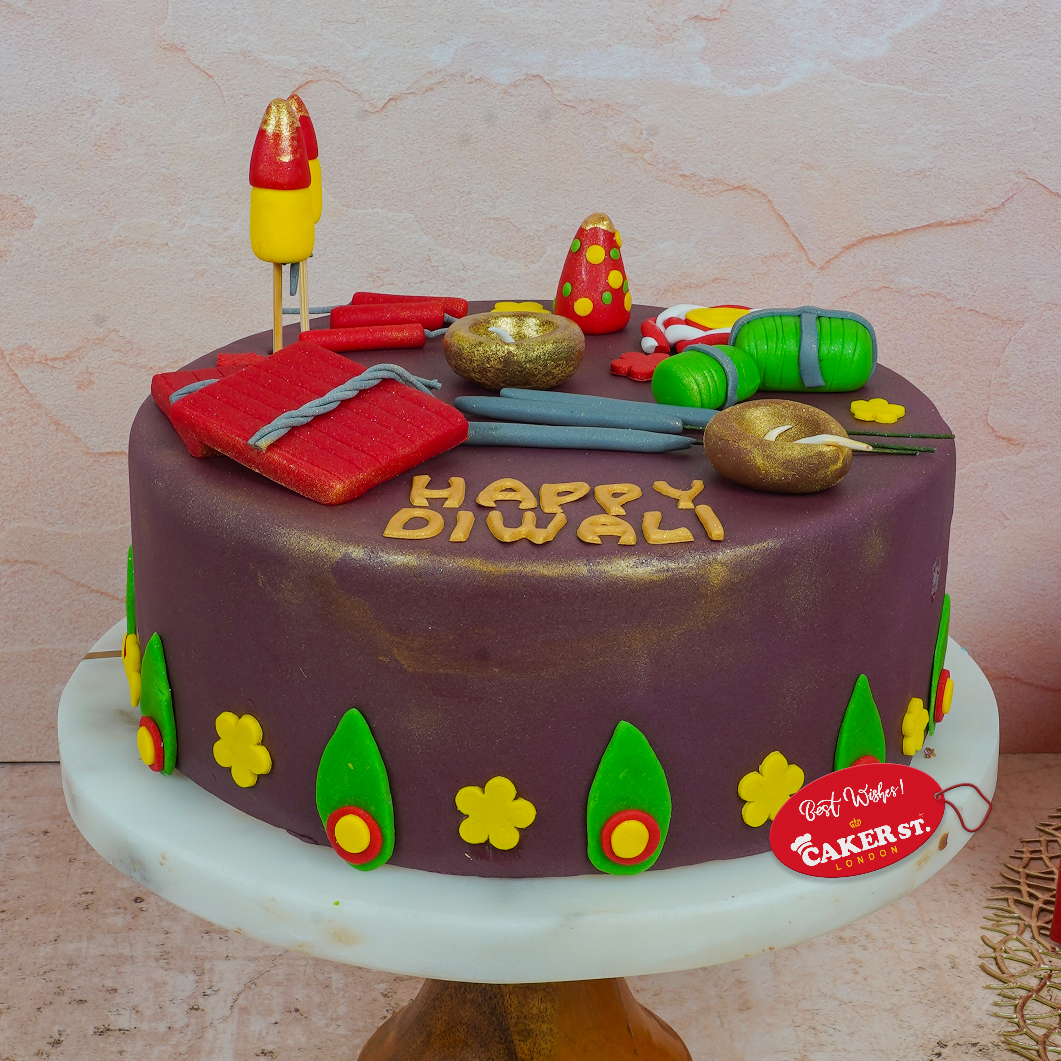 Diwali Sparkle Cake