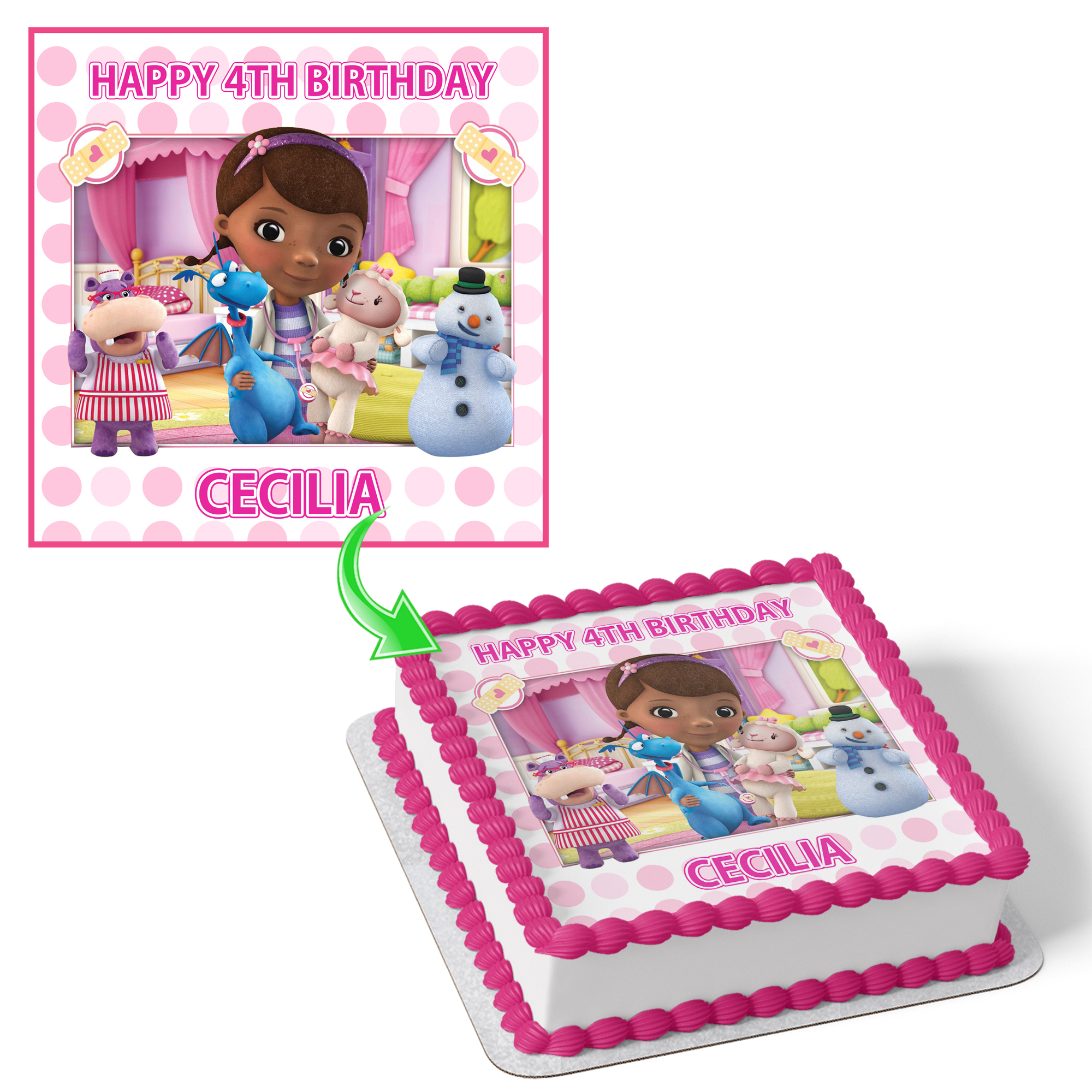 Doc McStuffins Cake