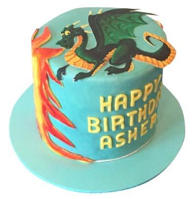 Dragon Theme Cake 