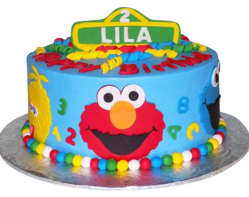 Elmo Cake