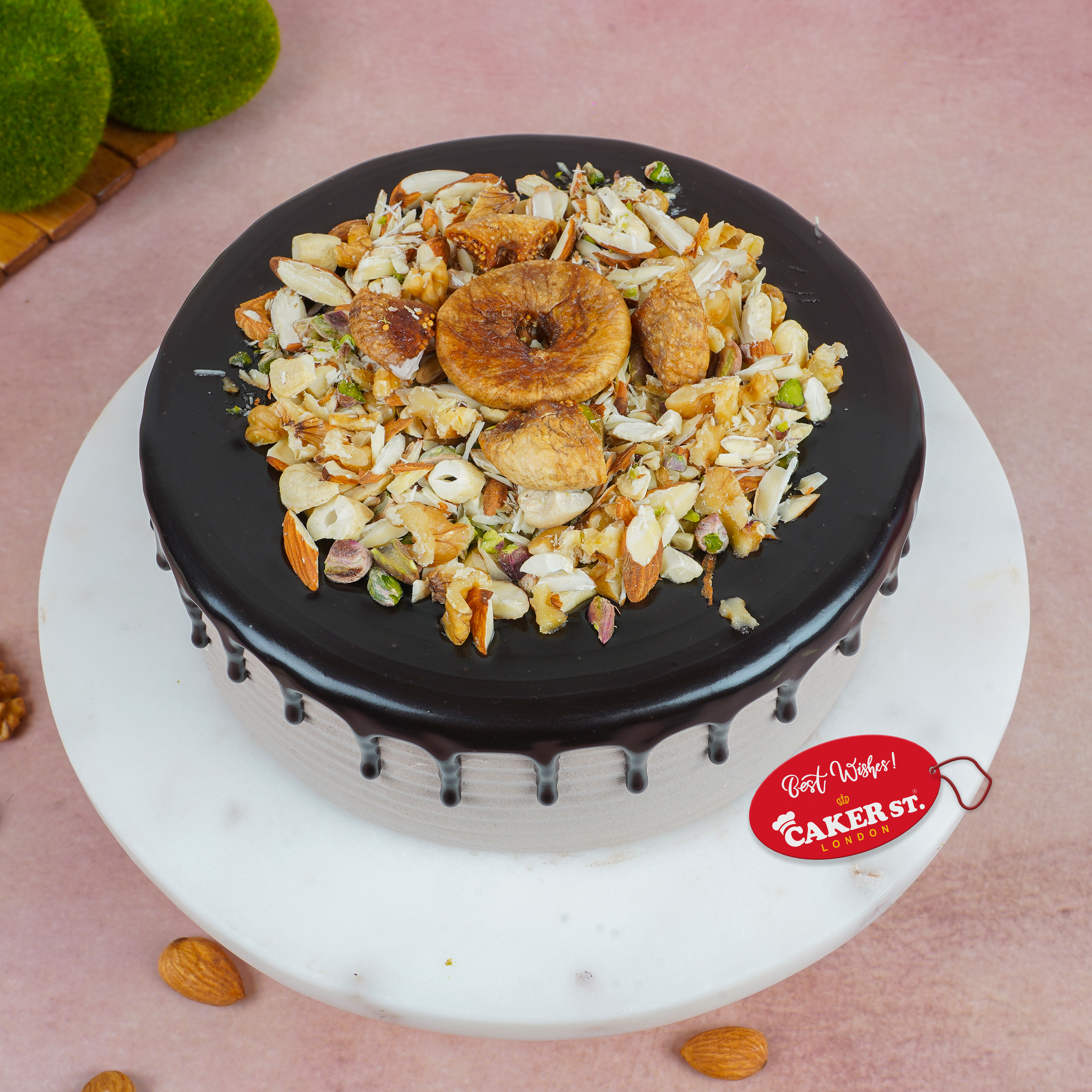 Exquisite Nut Medley Cake