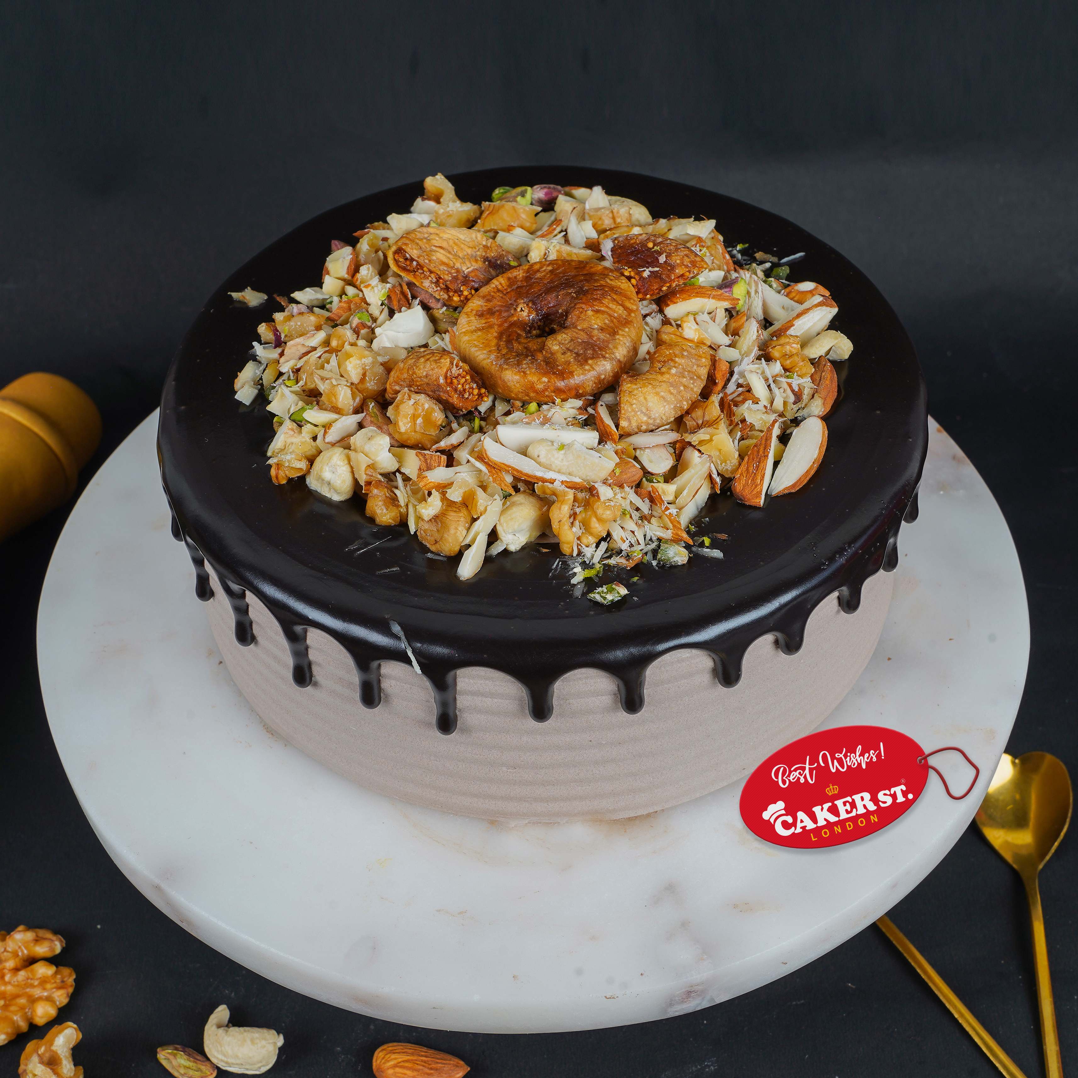 Exquisite Nut Medley Cake