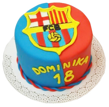 Fc barcelona cake