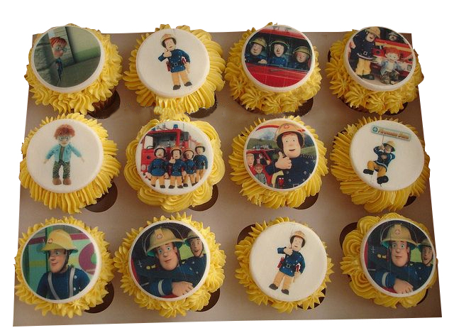 Fireman Sam Cupcakes