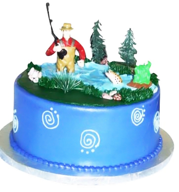 Fishing Birthday Cake