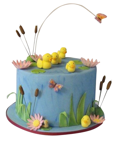 Five Little Ducks Cake